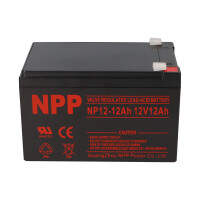 NPP NP12-12 AGM Akku 12V 12Ah – passend für USV, 