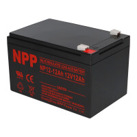 NPP NP12-12 AGM Akku 12V 12Ah – passend für USV, 