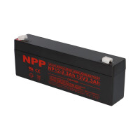NPP NP12-2.3 AGM Akku 12V 2,3Ah – passend für Ala