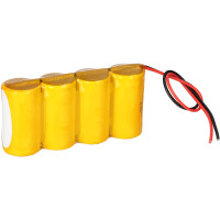Akkupack 4,8V 4,0Ah NiCd F1x4 Notleuchten HT 20cm Kabel F41N