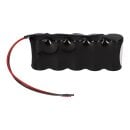 Akkupack 6V 4,0Ah NiCd F1x5 Notleuchten HT 20cm Kabel...