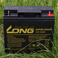 Akku 12V 18Ah AGM Blei Batterie Rasenmäher Rasentraktor