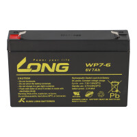 Kung Long WP7-6 AGM Akku 6V 7Ah – passend für 3-F