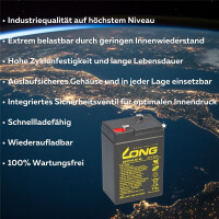 Kung Long WP4.5-6 AGM Akku 6V 4,5Ah – passend für
