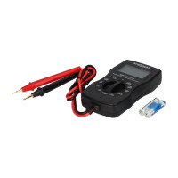 Kraftmax XT1 Batterietester für AA, AAA, C, D, 18650 &a