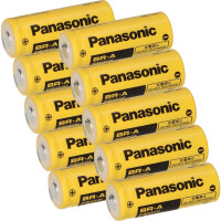 10er Set PANASONIC BR A Lithium 3,0 Volt gallery