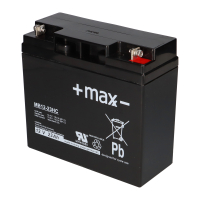Bleiakku maxx 12V 23Ah MB12-23HC AGM wiederaufladbar zyklenf