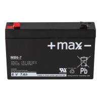 maxx MB6-7 AGM Akku 6V 7Ah – passend für Notlicht