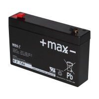 maxx MB6-7 AGM Akku 6V 7Ah – passend für Notlicht