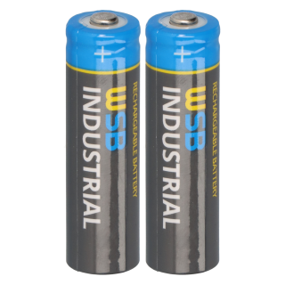 2x WSB Industrial IFR 14500 AA Solar Akku LiFePO4 3,2V 600mAh