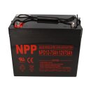 NPP Blei-Akku AGM NPD12-75 12V 75Ah zyklenfest