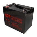 NPP Blei-Akku AGM NPD12-75 12V 75Ah zyklenfest