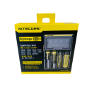 SET Nitecore D4 + 8x 14500 AA Solar Akku LiFePO4 3,2V 600mAh