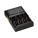 SET Nitecore D4 + 8x 14500 AA Solar Akku LiFePO4 3,2V 600mAh