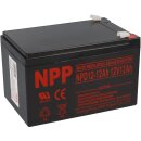 NPP Blei Akku AGM NPD 12 12 12V 12Ah zyklenfest