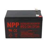 NPP NPD12-12 AGM Deep-Cycle Bleiakku 12V 12Ah zyklenfest 4