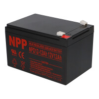 NPP NPD12-12 AGM Deep-Cycle Bleiakku 12V 12Ah zyklenfest 8