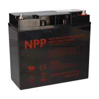 NPP NPD12-20 AGM Deep-Cycle Bleiakku 12V gallery
