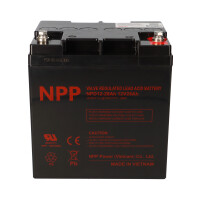 NPP NPD12-28 AGM Deep-Cycle Bleiakku 12V 28Ah zyklenfest 2