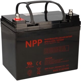 NPP Blei-Akku AGM NPD 12-33 12V 33Ah zyklenfest