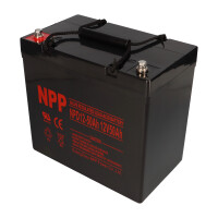 NPP Blei-Akku AGM NPD 12-55 12V 55Ah zyklenfest 7