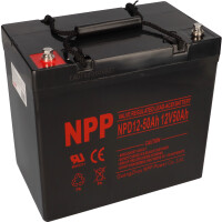 NPP Blei Akku AGM NPD 12 50 12V 50Ah zyklenfest 1