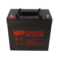 NPP NPD12-55 AGM Deep-Cycle Bleiakku 12V 55Ah zyklenfest 3