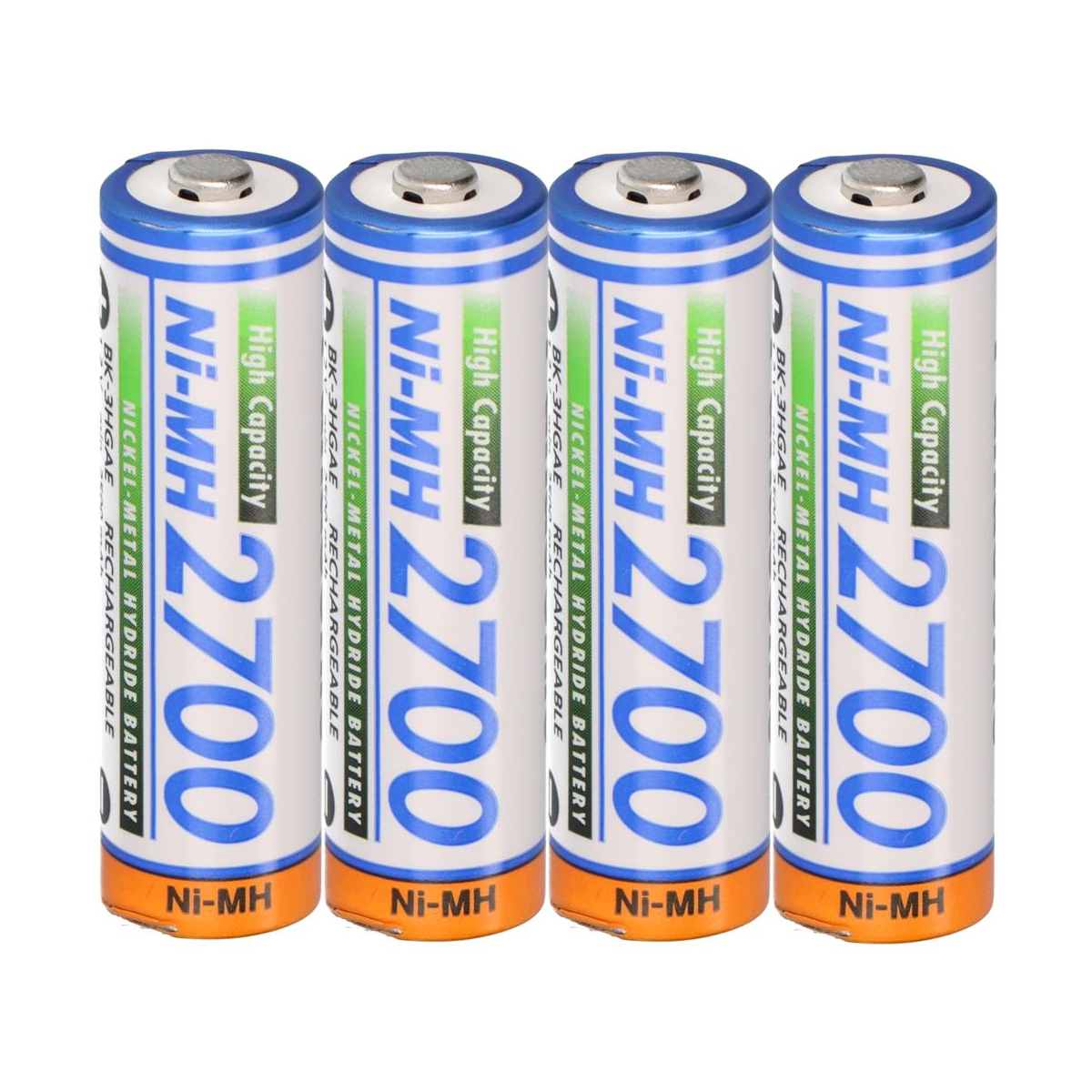 4x Panasonic AA Mignon Akku BK-3HGAE/BF1 Ni-MH 1,2V 2700mAh