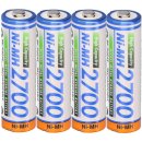 4x Panasonic AA Mignon Akku BK-3HGAE/BF1 Ni-MH 1,2V 2700mAh