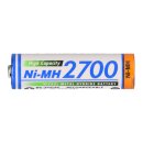 4x Panasonic AA Mignon Akku BK-3HGAE/BF1 Ni-MH 1,2V 2700mAh