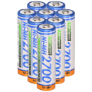 8x Panasonic AA Mignon Akku BK-3HGAE/BF1 Ni-MH 1,2V 2700mAh