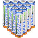 10x Panasonic AA Mignon Akku BK-3HGAE/BF1 Ni-MH 1,2V 2700mAh