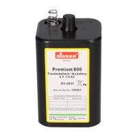 4x Nissen Premium 800 4R25 Batterie 6V 7–9Ah – p