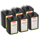 6x Nissen Premium 800 - 6V 7-9Ah Trockenbatterie - ohne...