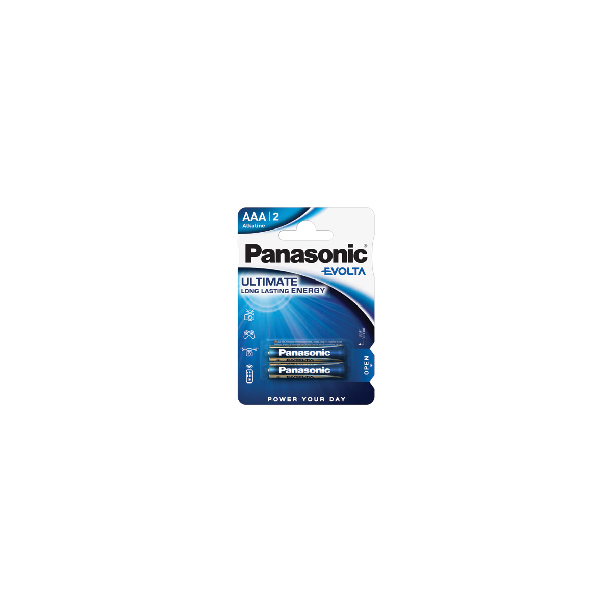 Panasonic AAA Micro Evolta Batterie 1,5V 2er Blister