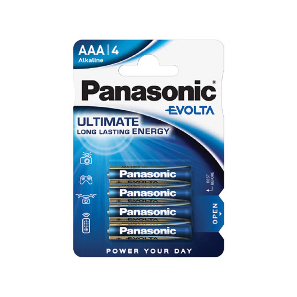 Panasonic AAA Micro Evolta Batterie 1,5V 4er Blister