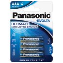 Panasonic AAA Micro Evolta Batterie 1,5V 4er Blister