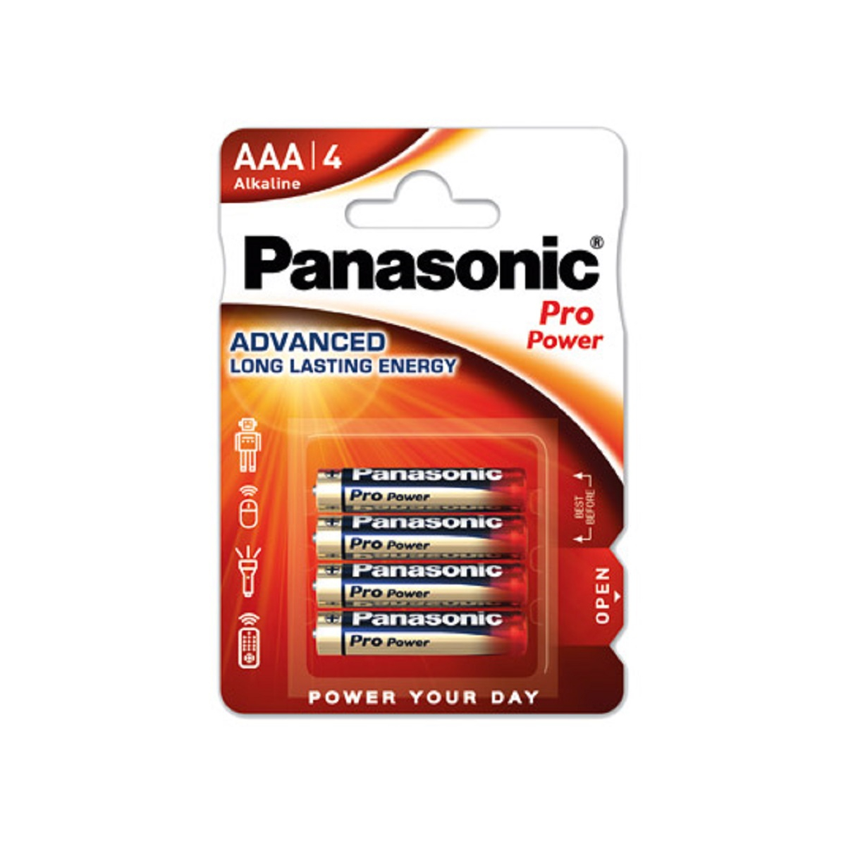 Panasonic AAA Micro Pro Power Batterie 1,5V 4er Blister