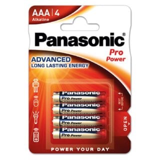 Panasonic AAA Micro Pro Power Batterie 1,5V 4er Blister