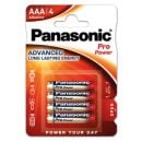 Panasonic AAA Micro Pro Power Batterie 1,5V 4er Blister