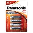 Panasonic AA Mignon Pro Power Batterie 1,5V 4er Blister
