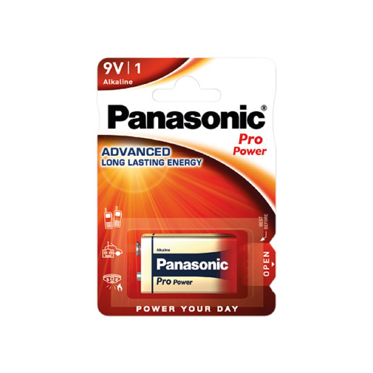 Panasonic 9V-Block Pro Power Batterie Blister