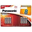 Panasonic AAA Micro Pro Power 1,5V Batterie 8er Blister