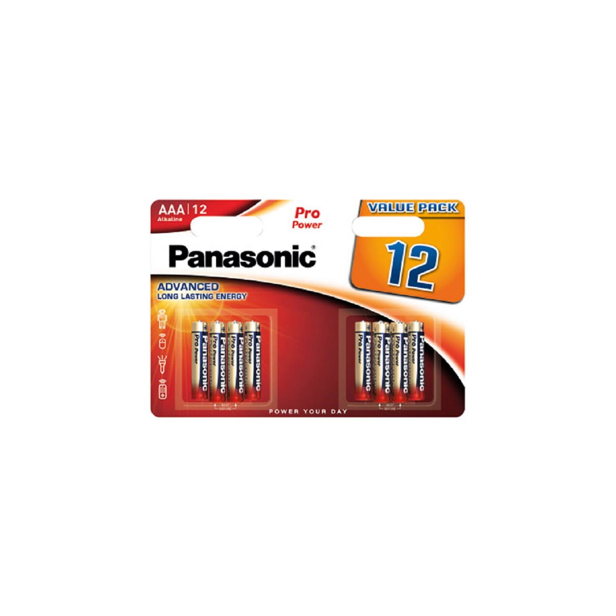 Panasonic AAA Micro Pro Power 1,5V Batterie 12er Blister