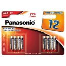 Panasonic AAA Micro Pro Power 1,5V Batterie 12er Blister