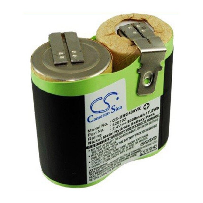 Staubsaugerakku Black & Decker HC400 2,4V 3000mAh NiMH