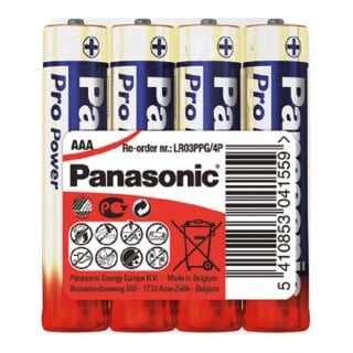 Panasonic AAA Micro Pro Power Batterie 1,5V 4er Set