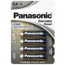 Panasonic AA Mignon Everyday Power 1,5V Batterie 4er Blister