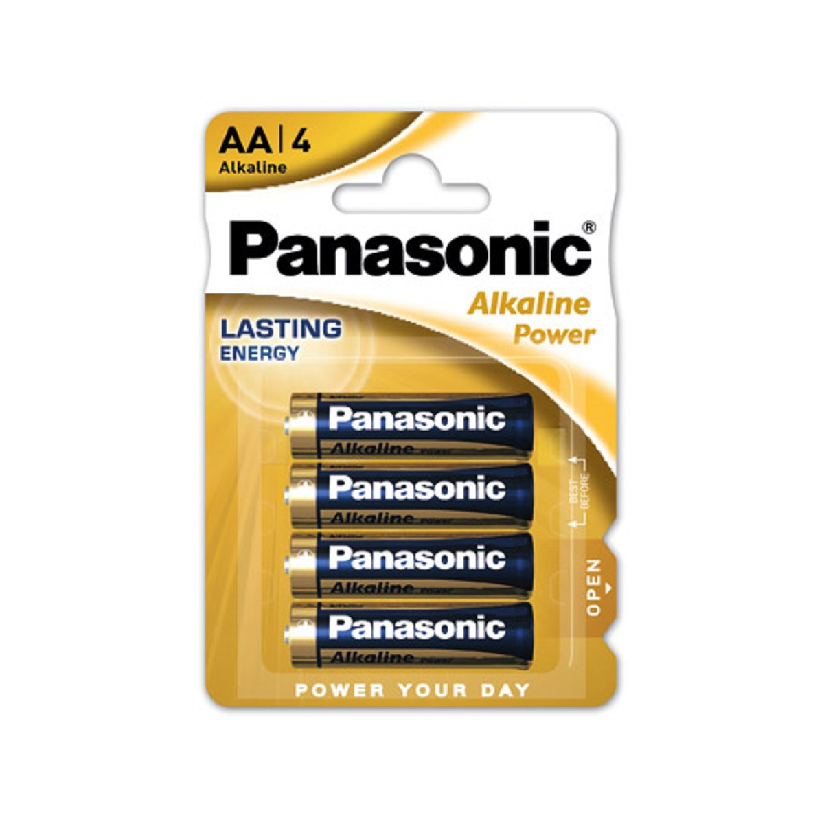 Panasonic AA Mignon Alkaline Power 1,5V Batterie 4er Blister