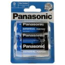 Panasonic D Mono General Purpose 1,5V Batterie 2er Blister